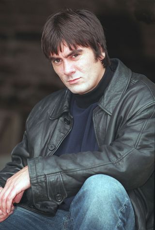 Jeff Hordley as Emmerdale's Cain Dingle in 2000