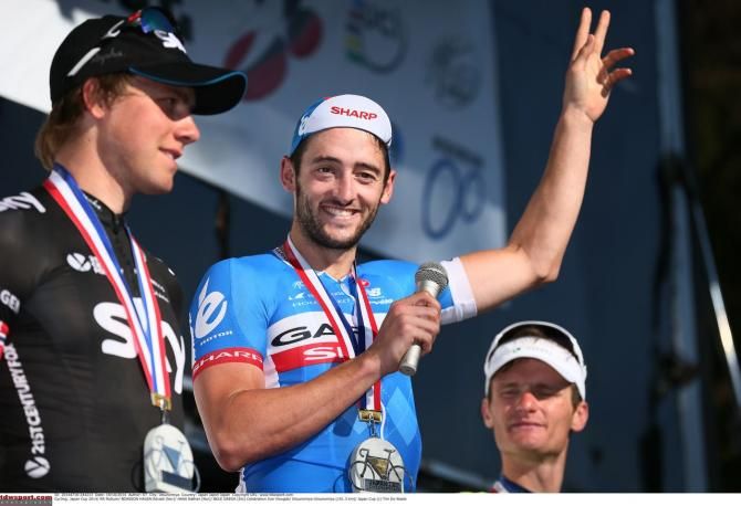 Nathan Haas (Garmin-Sharp) takes his second victory at the Japan Cup