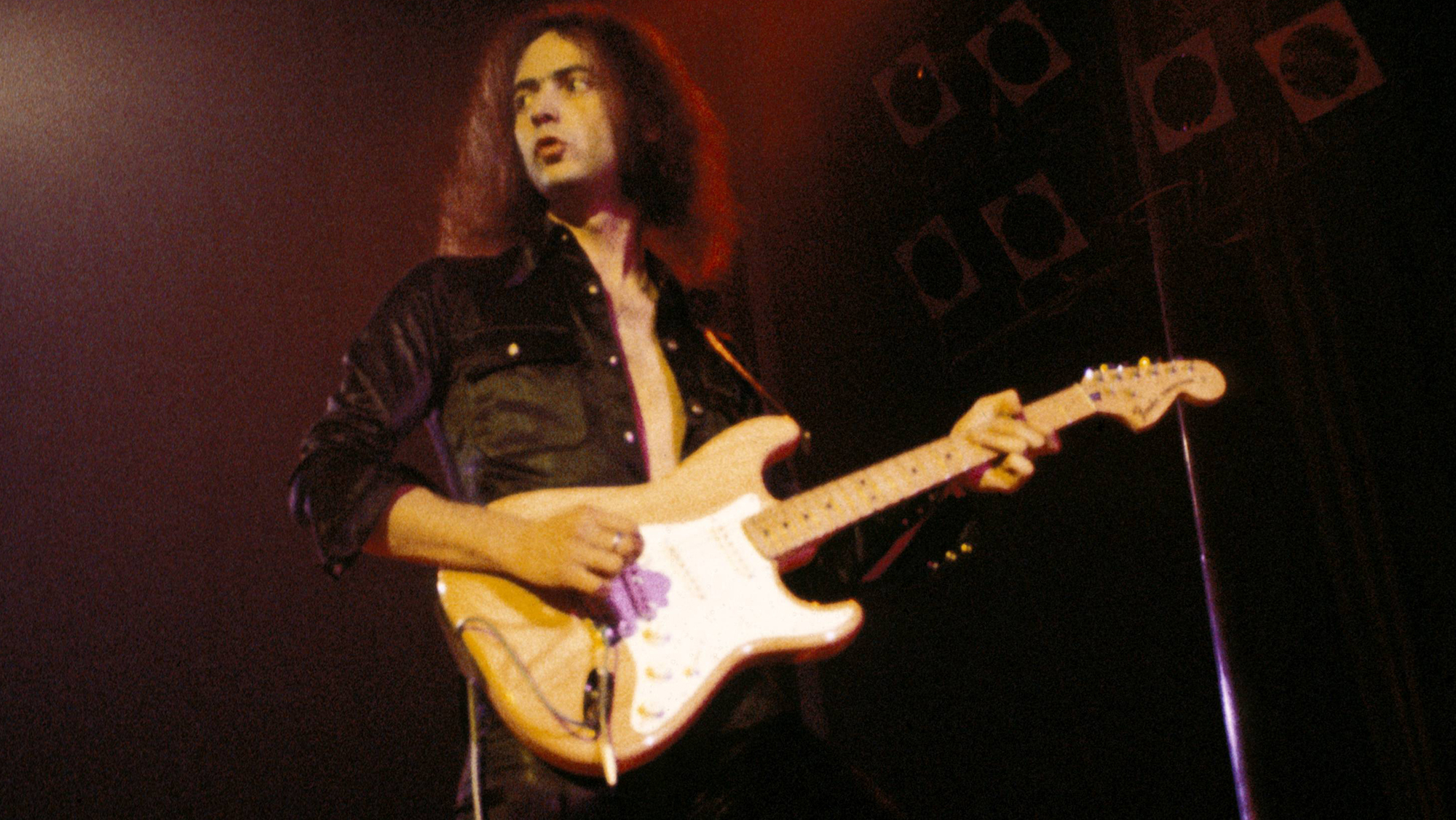 Ritchie BLACKMORE; with Deep Purple, performing live onstage, 1972