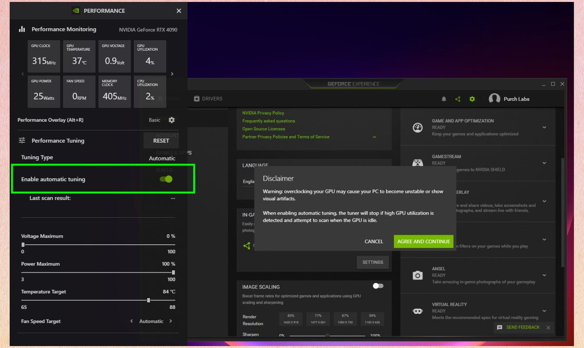 How to use GeForce Experience Tom
