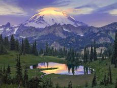 Mount Rainier at sunrise