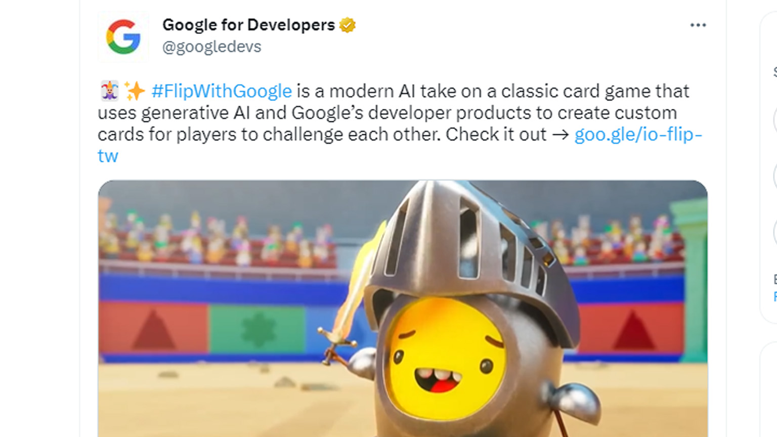 The Flip with Google game