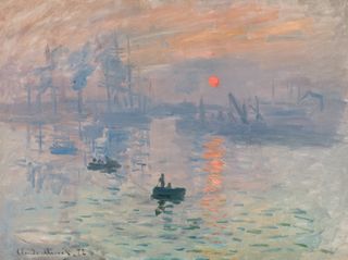 Impression, Sunrise painting by Claude Monet