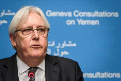 United Nations special envoy for Yemen Martin Griffiths.