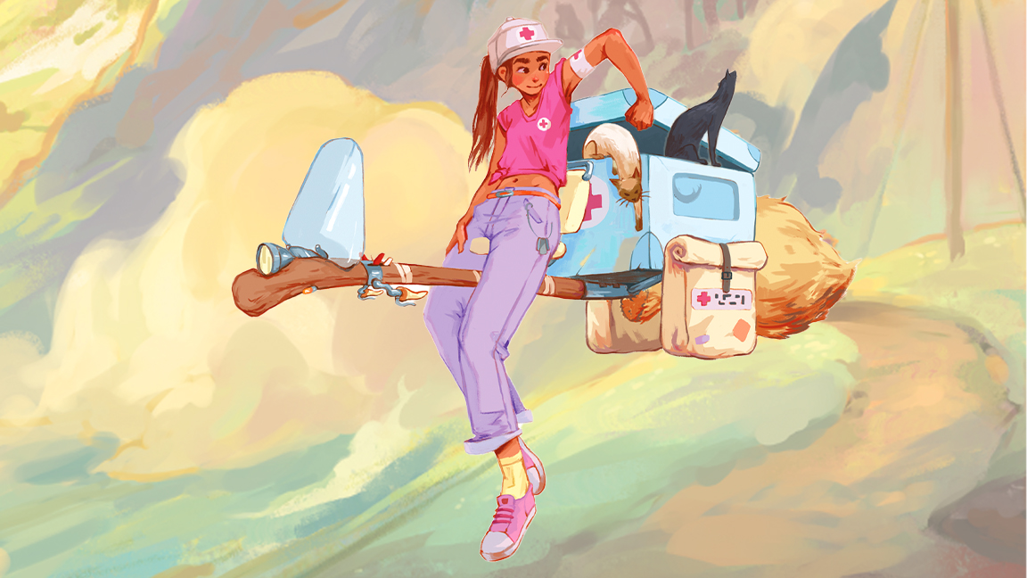 This witchy fantasy sci-fi mashup looks wonderful.