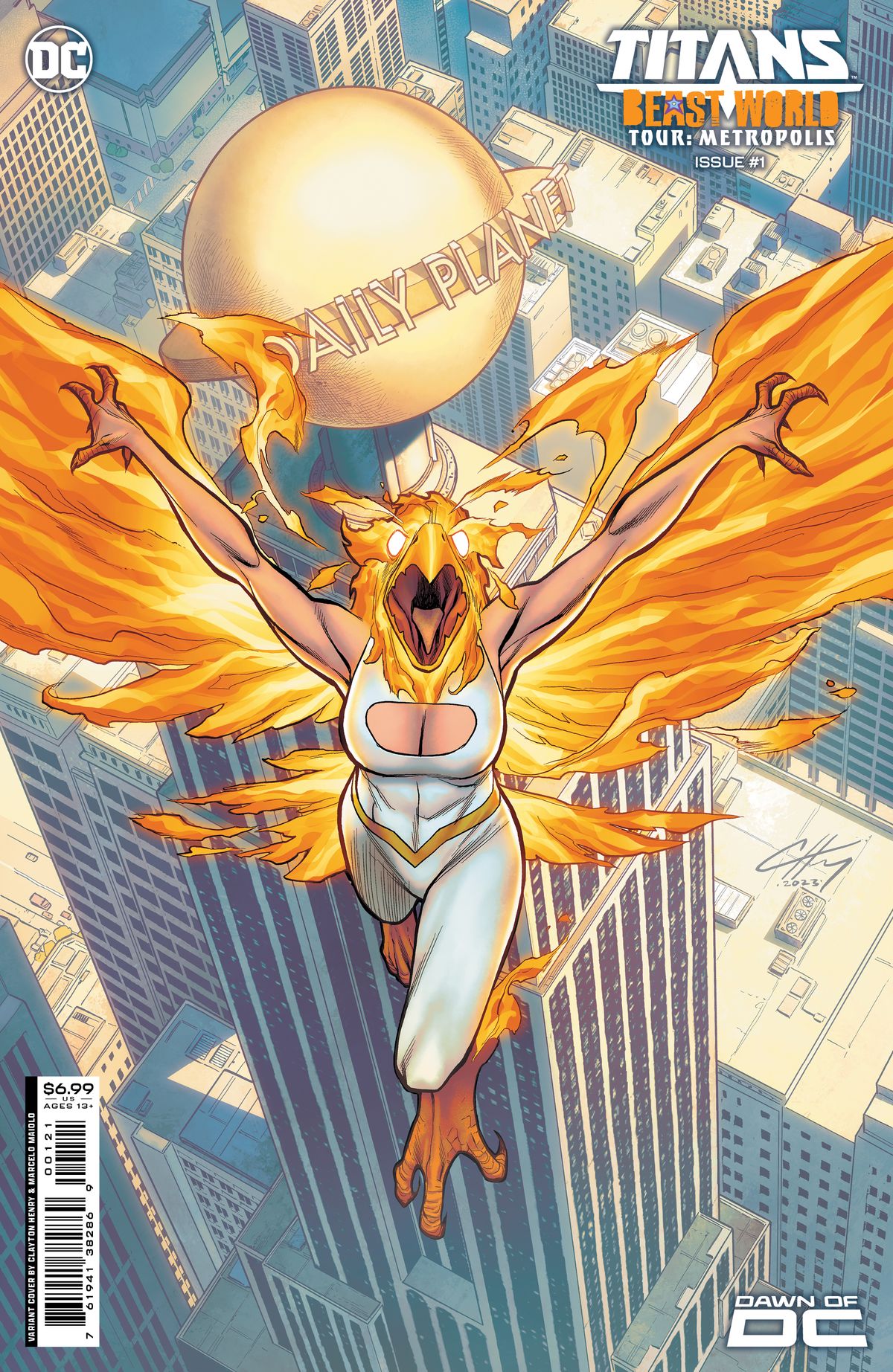 Covers for Titans: Beast World: Metropolis #1