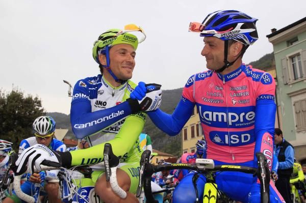 Ivan Basso (Liquigas-Cannondale) and Michele Scarponi (Lampre-ISD) will do battle at the Giro d'Italia.
