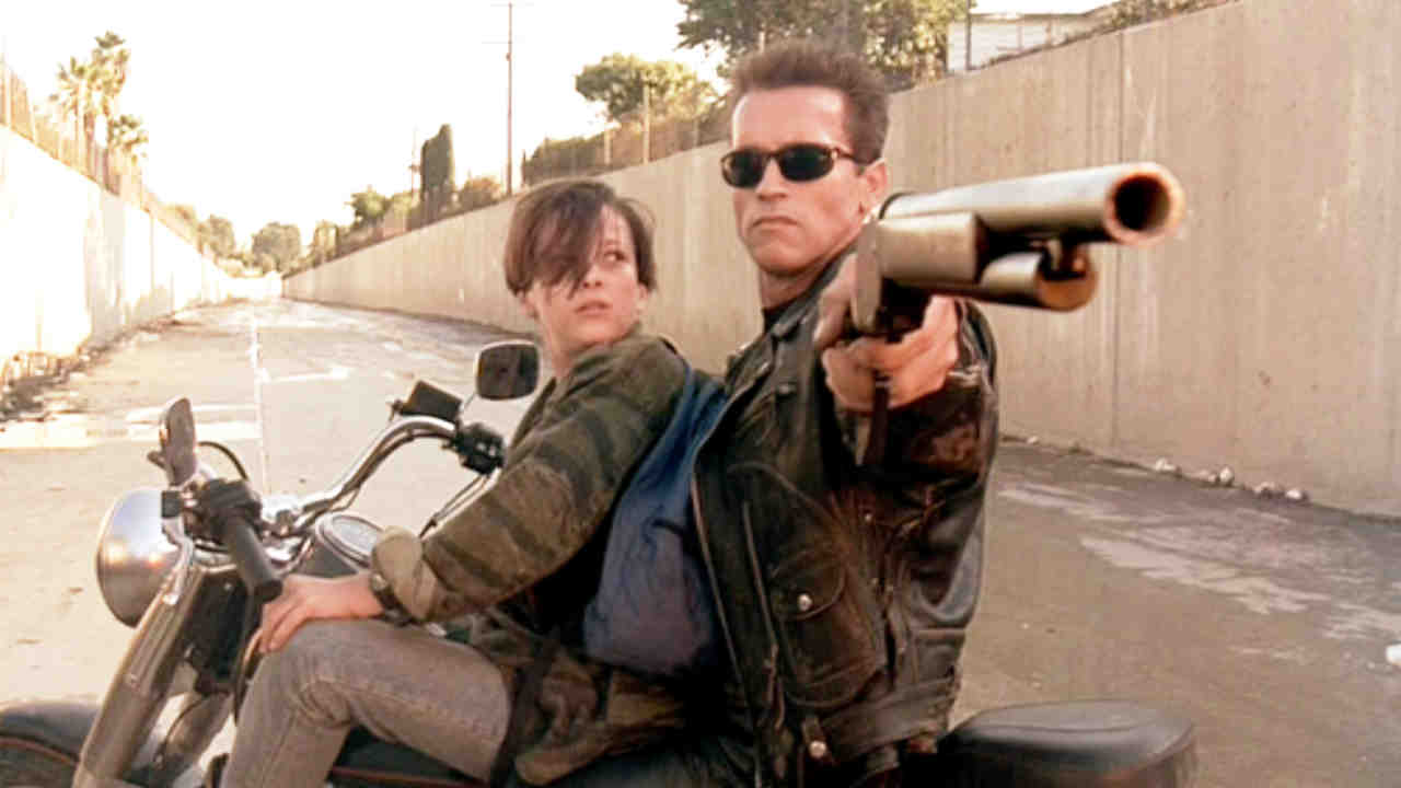 Arnold Schwarzenegger as T800 in Terminator 2: Judgement Day