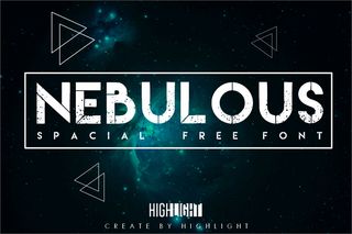 An example image of Nebulous, one of the best free graffiti fonts