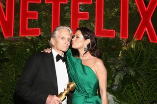 Michael Douglas (L) and Catherine Zeta-Jones attend the Netflix 2019 Golden Globes After Party on January 6, 2019 in Los Angeles, California.