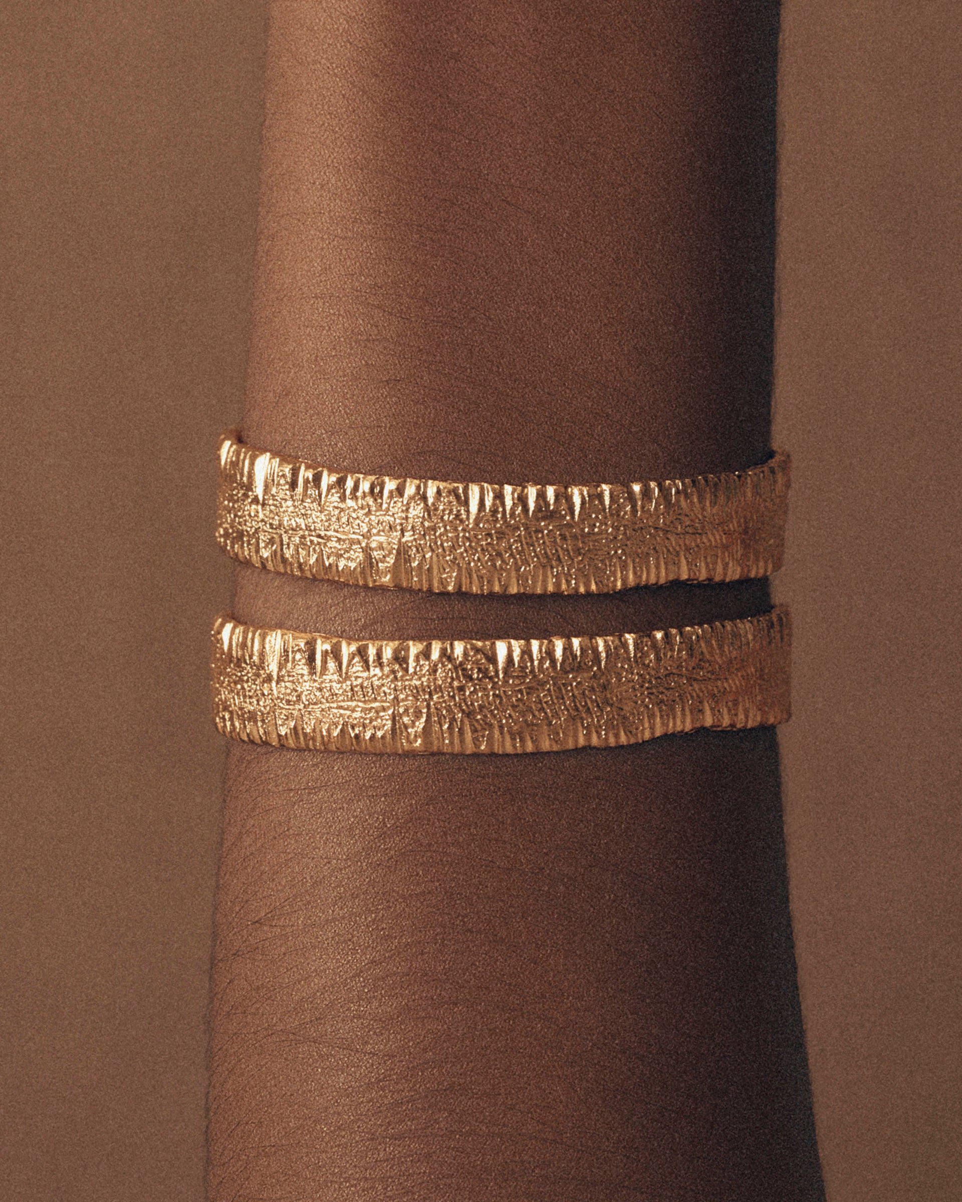 Anchovy Cuff - Yellow Gold Plate / Small