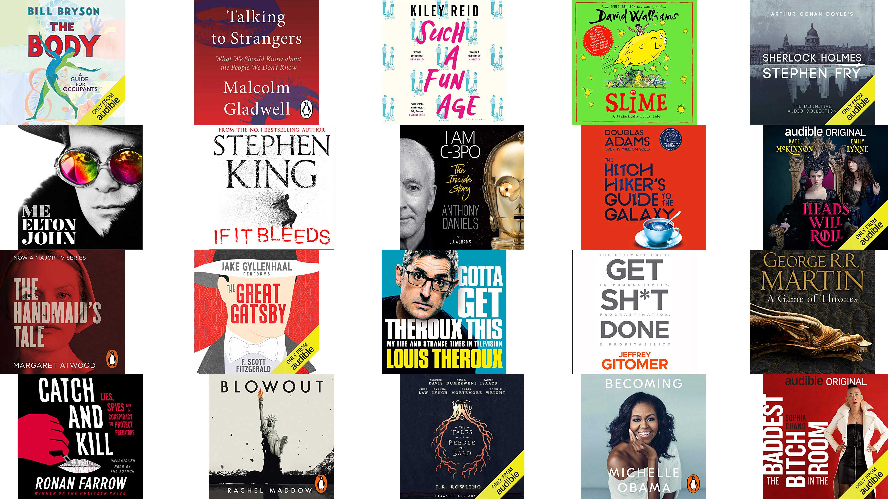 best reviewed books on audible