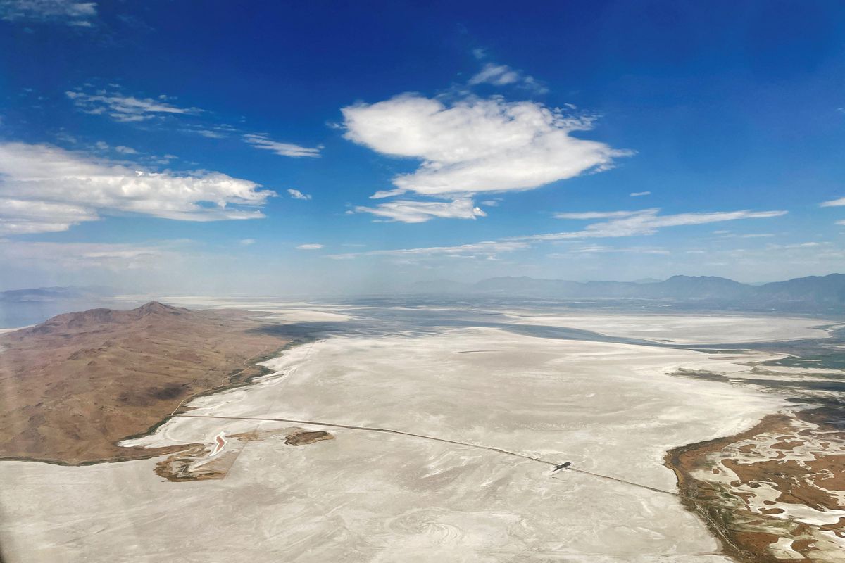 Utah's Great Salt Lake is on the verge of collapse, and could expose