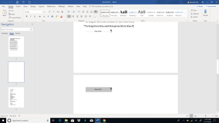 how to delete a page in Word