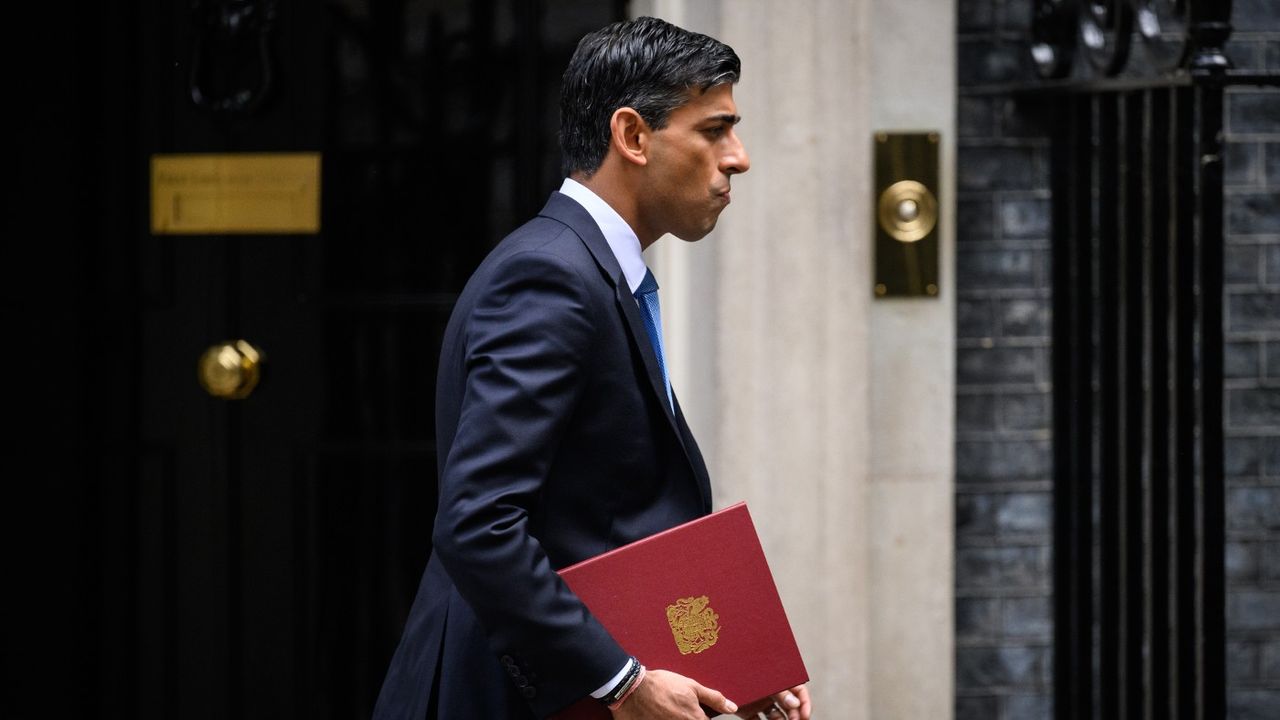 Rishi Sunak in Downing Street