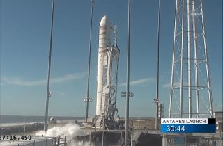 Antares Rocket About to Launch