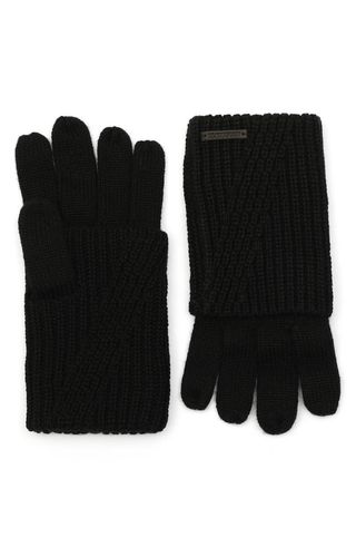 Traveling Foldable Cuff Knit Gloves