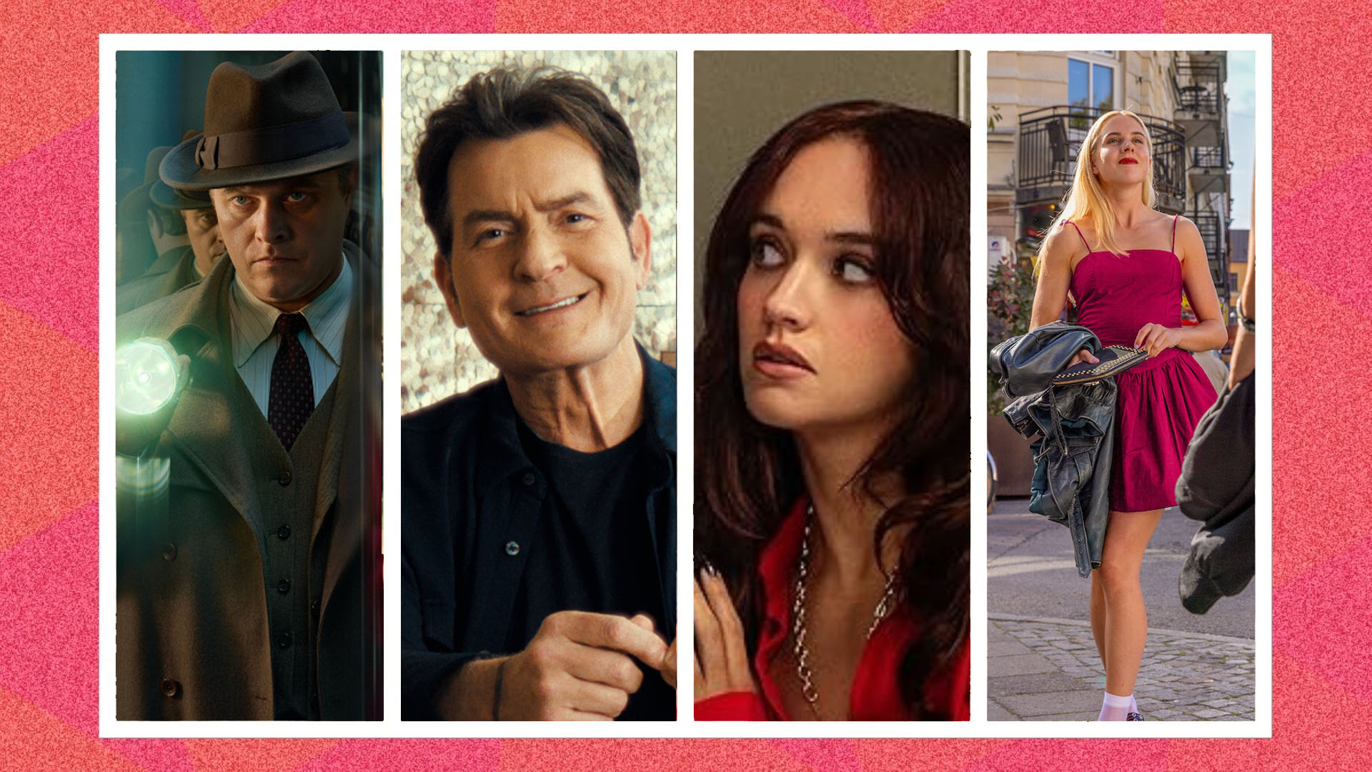 Screengrabs from four TV shows