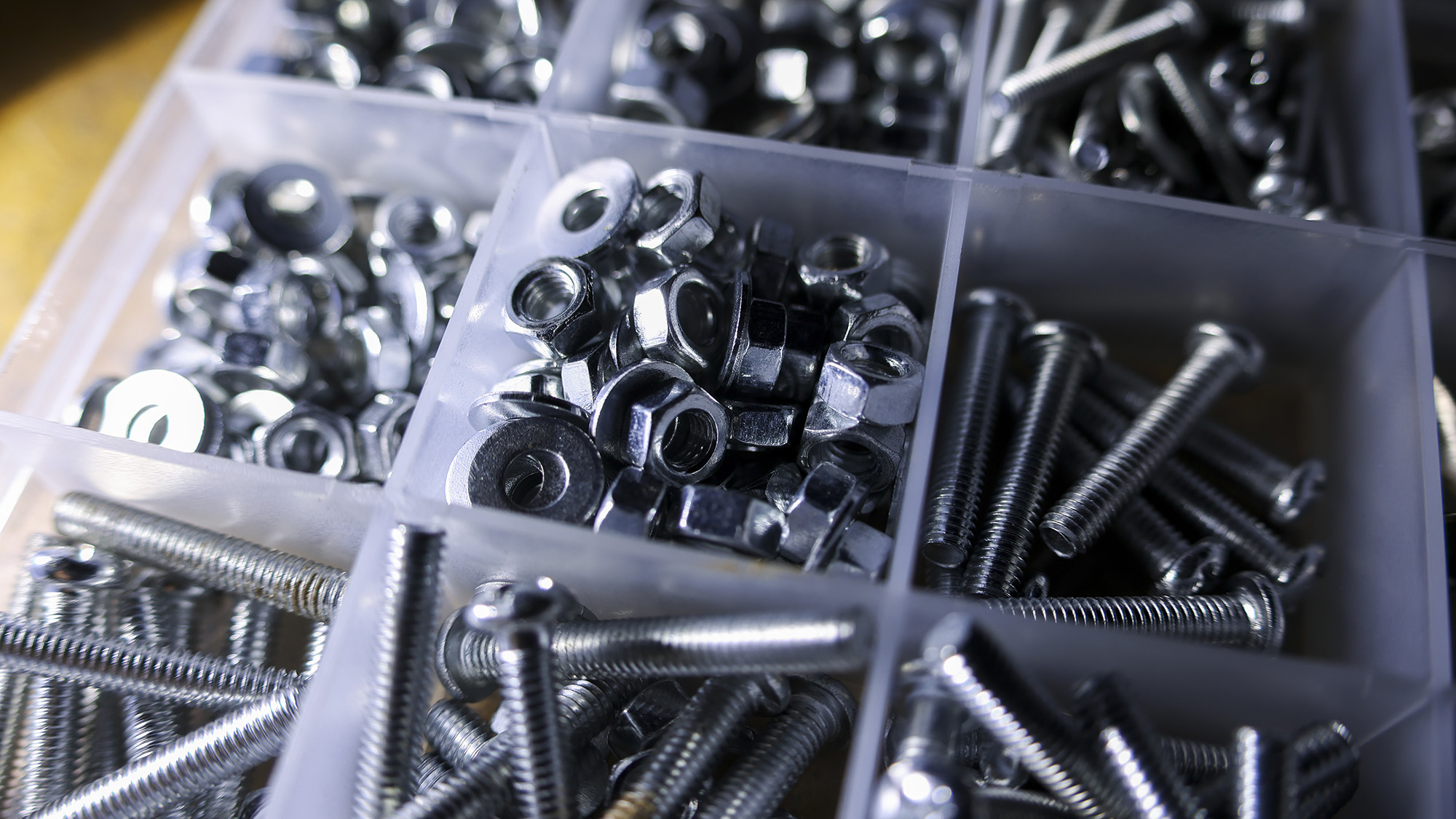 Organized nuts and bolts