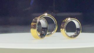 Samsung Galaxy Ring on display at MWC