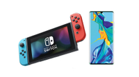 Huawei P30 + Nintendo Switch | Up-front cost: £0.00 | Monthly cost: from £45.50 | Available on EE