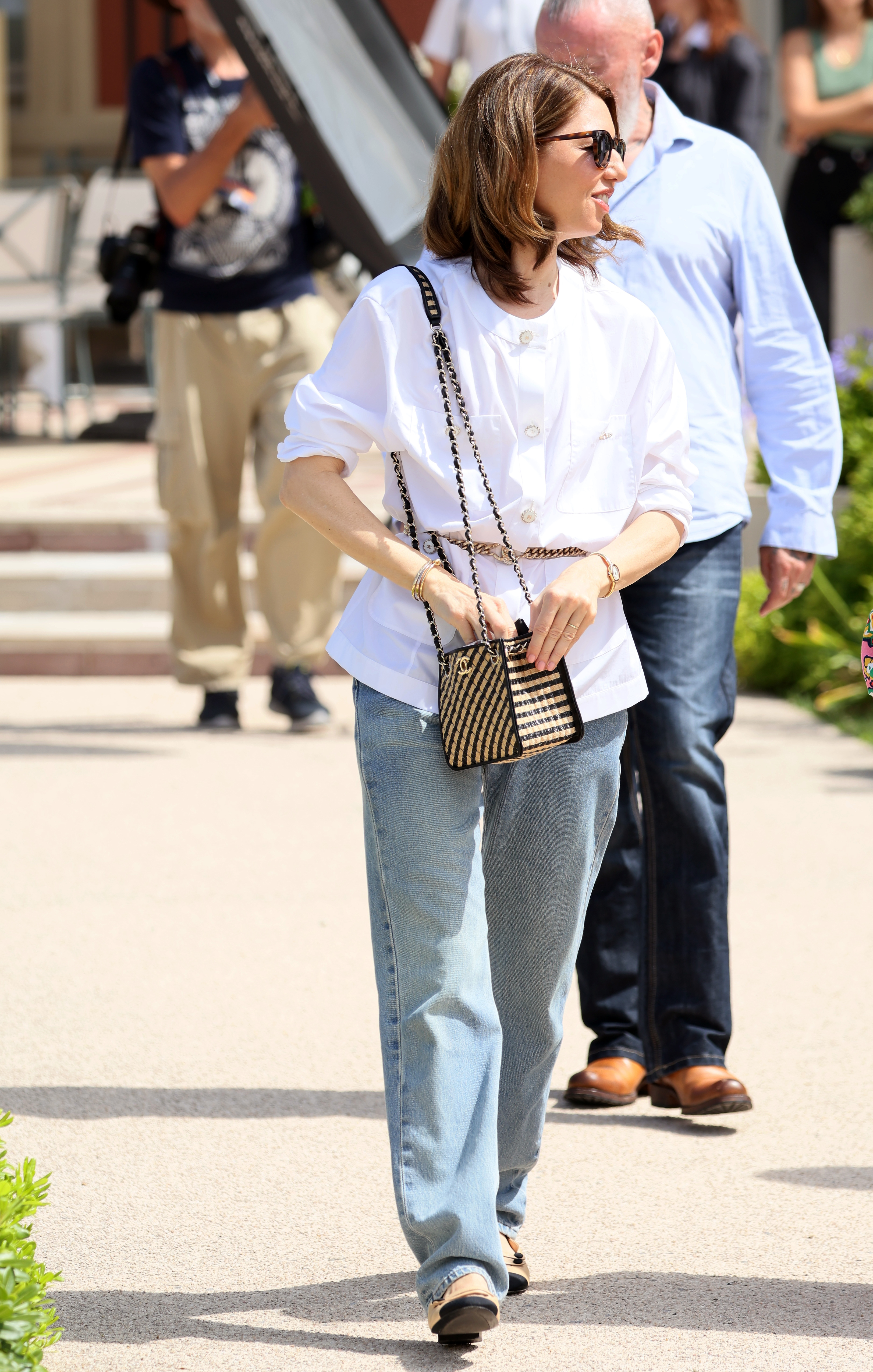 Sofia Coppola usa jeans na França.