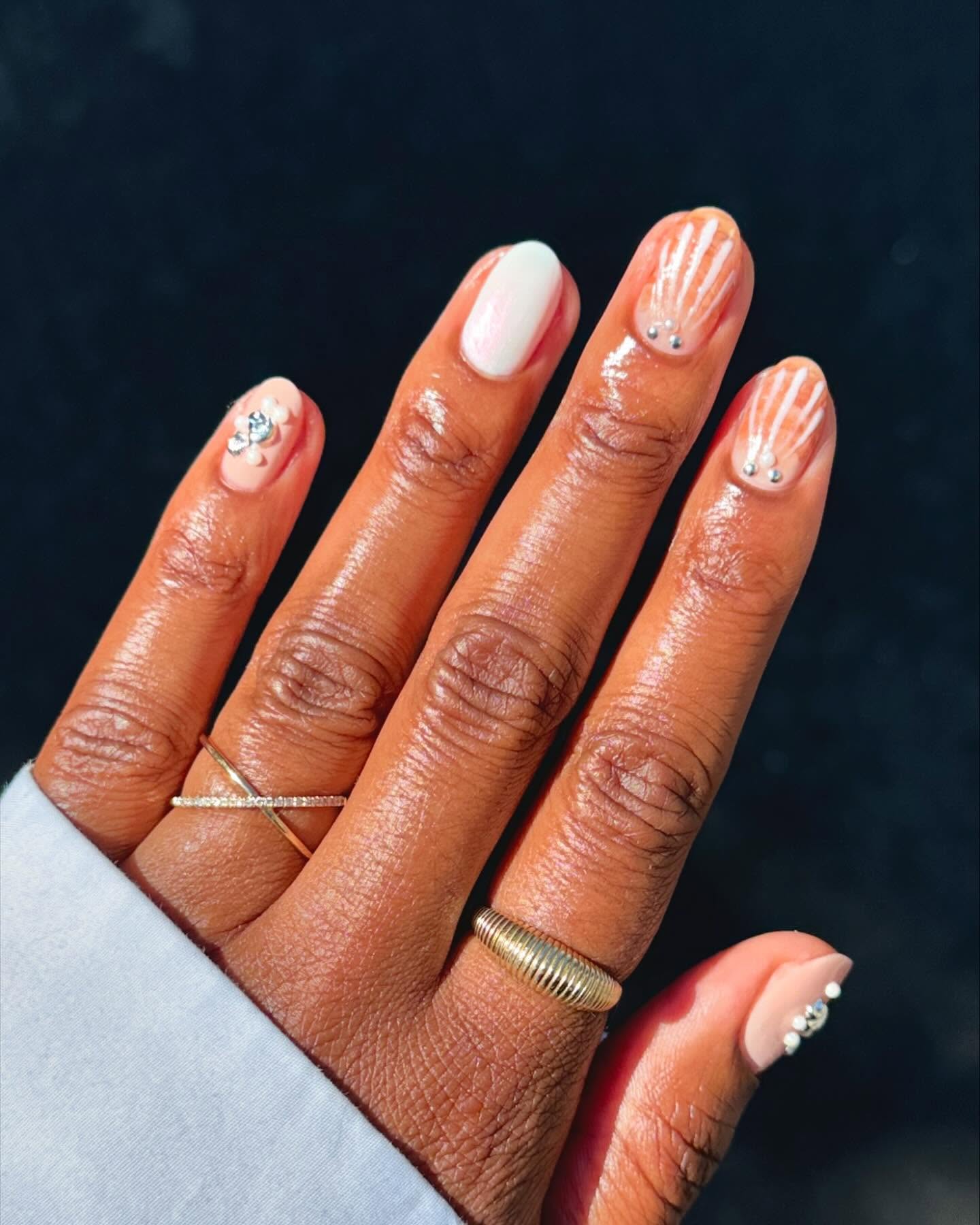 shell nail art