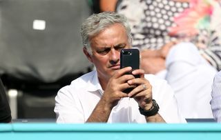 Jose Mourinho spent a day at Wimbledon this summer