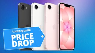 iPhone 17e shown in three colors