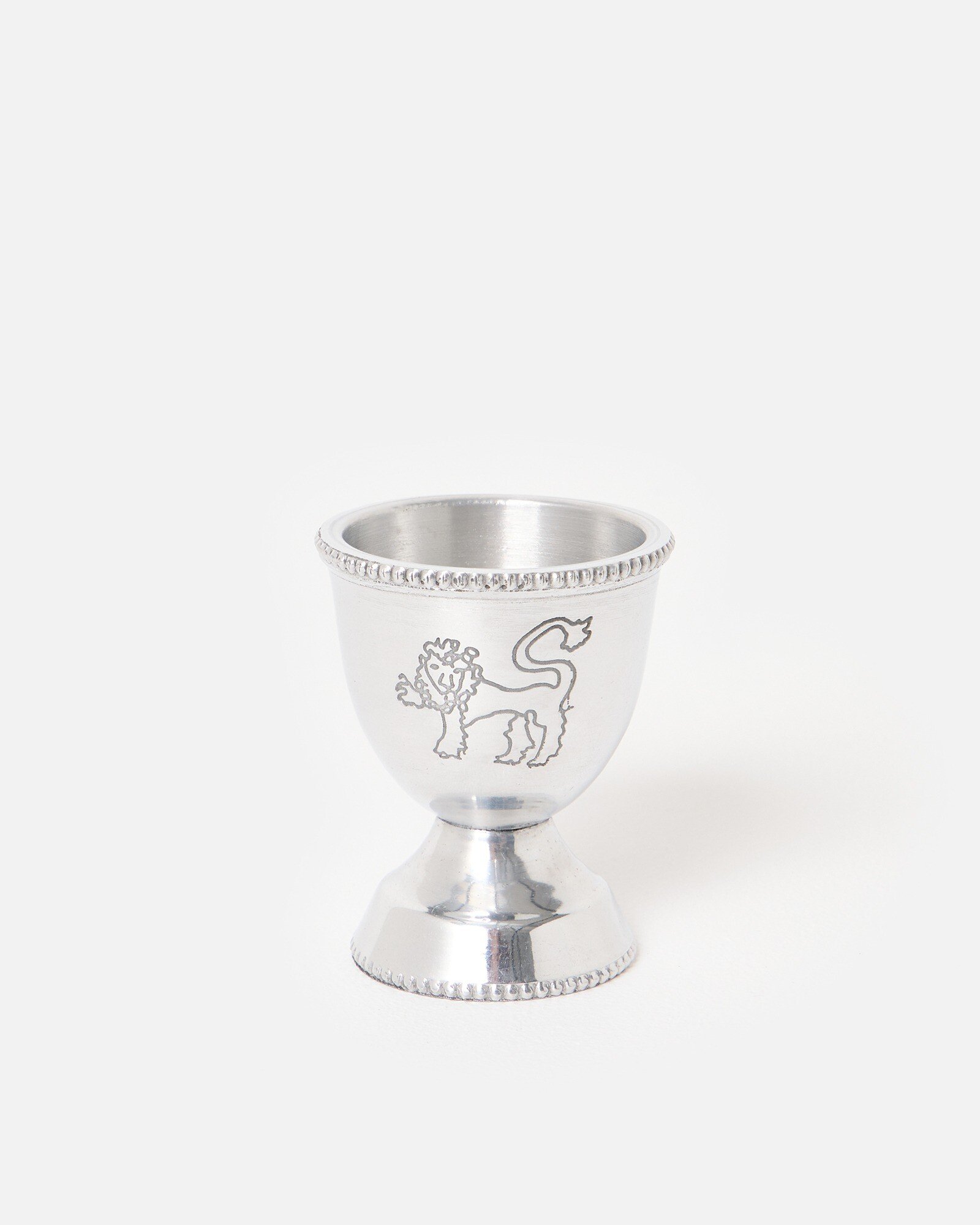 Shrimps X Oliver Bonas Engraved Lion Egg Cup | Oliver Bonas