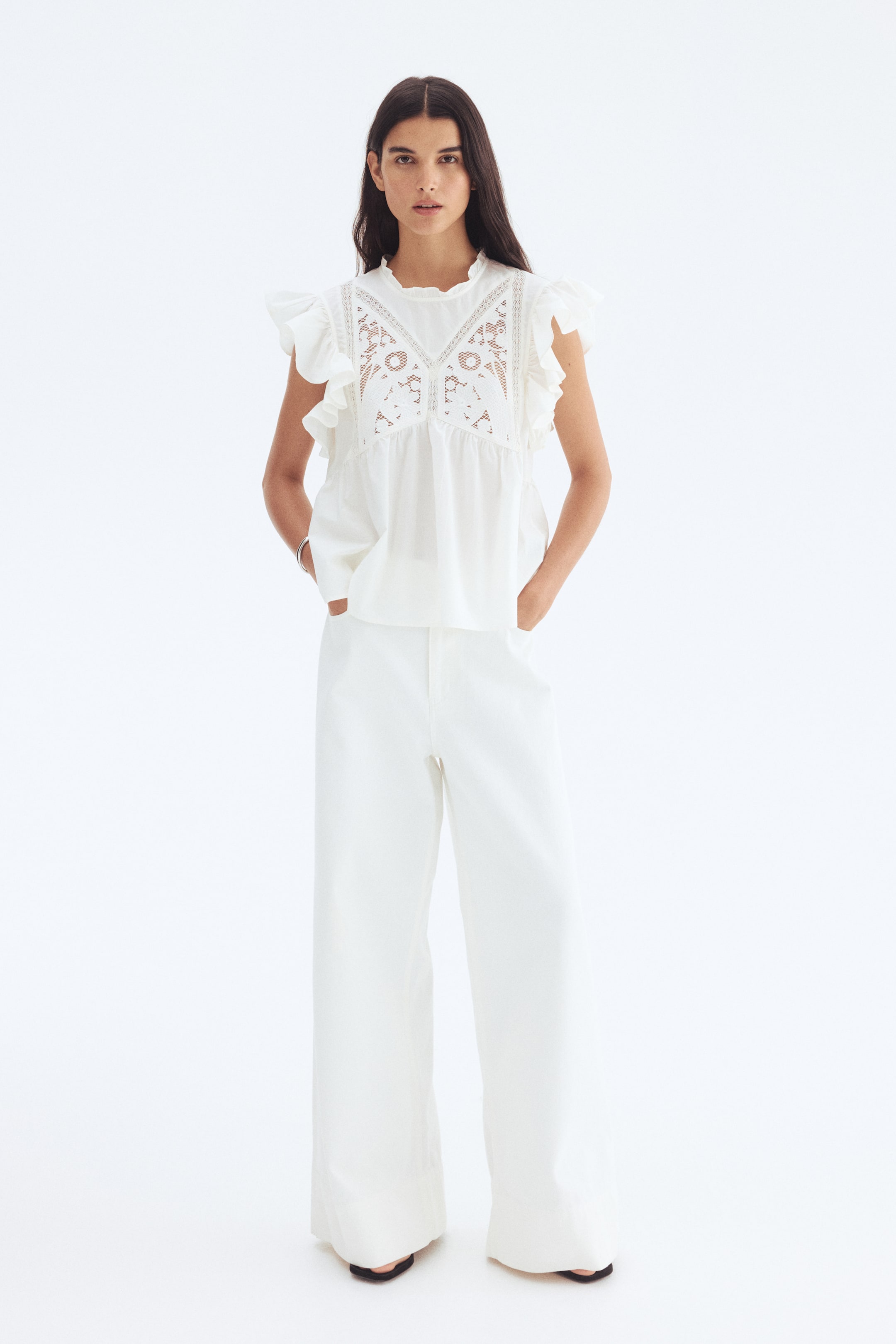 Embroidered Cotton Blouse