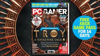 PC Gamer Magazine with Troy cover