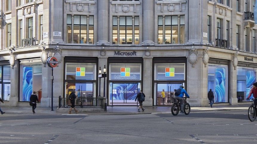 The Microsoft Store on Oxford Street