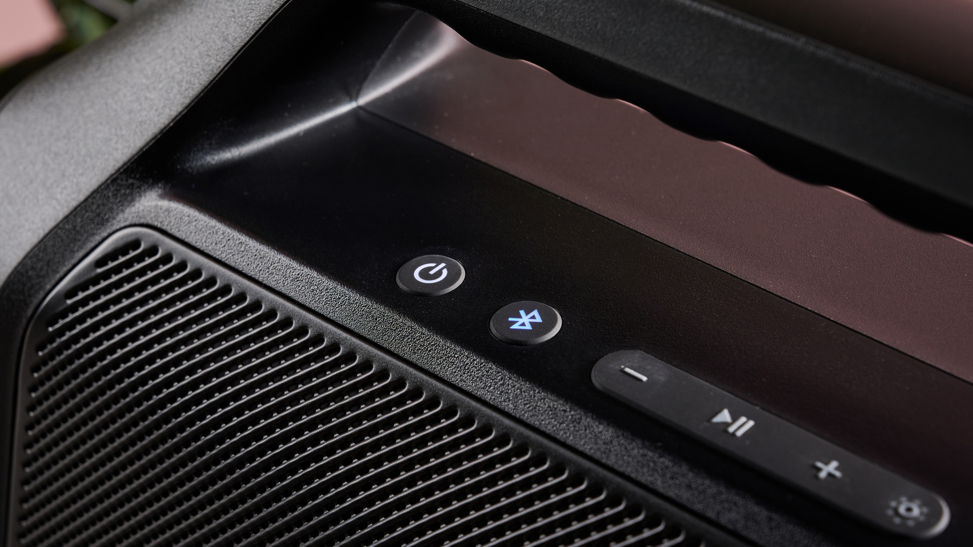 Button controls on the Anker Soundcore Boom 2 Plus
