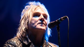 Mike Peters of The Alarm performs at O2 Academy Brixton on March 11, 2016 in London, England.