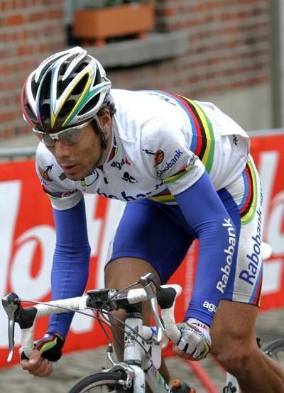 In the world champion's jersey