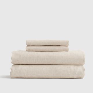 Linen Bamboo Sheet Set against a white background.