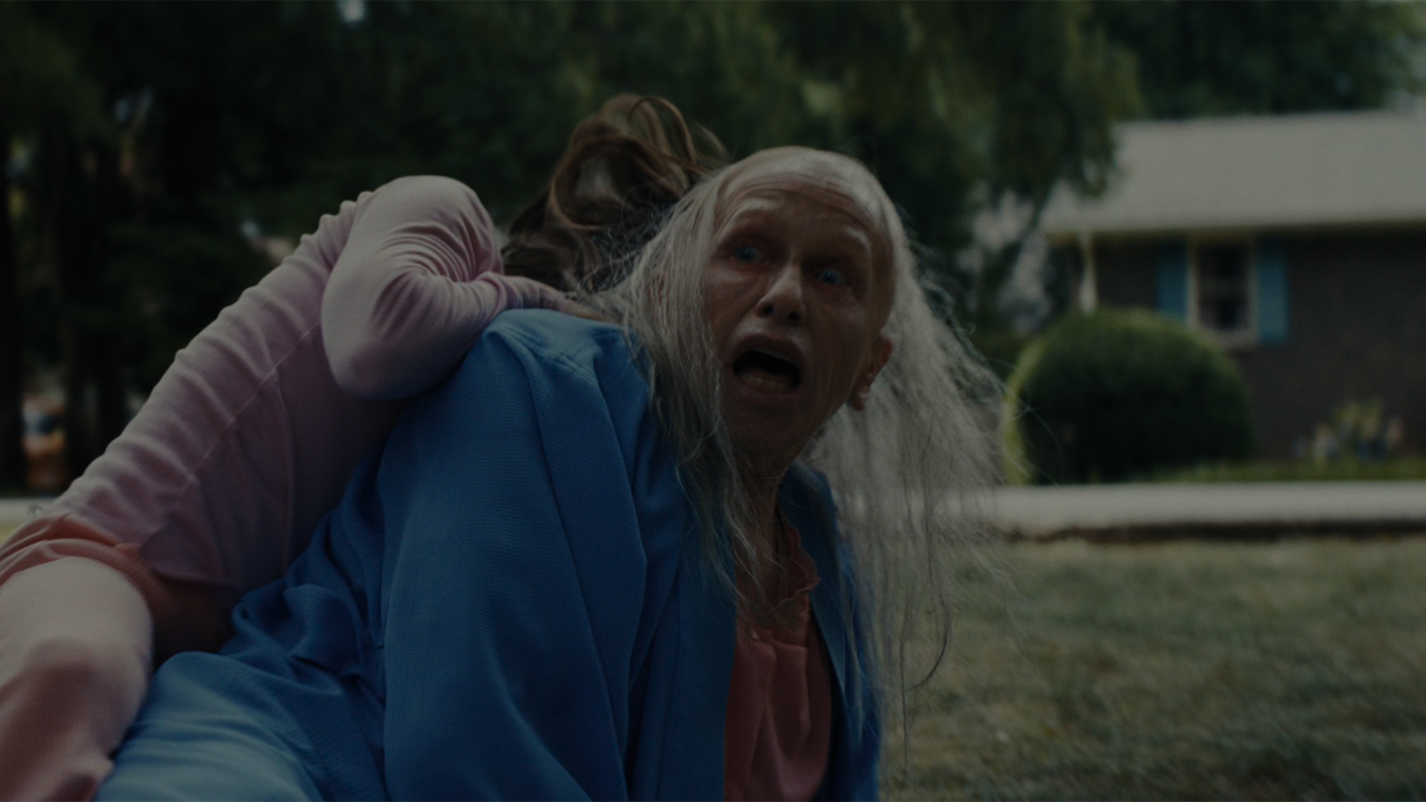 amy madigan as aunt gladys tackled in weapons