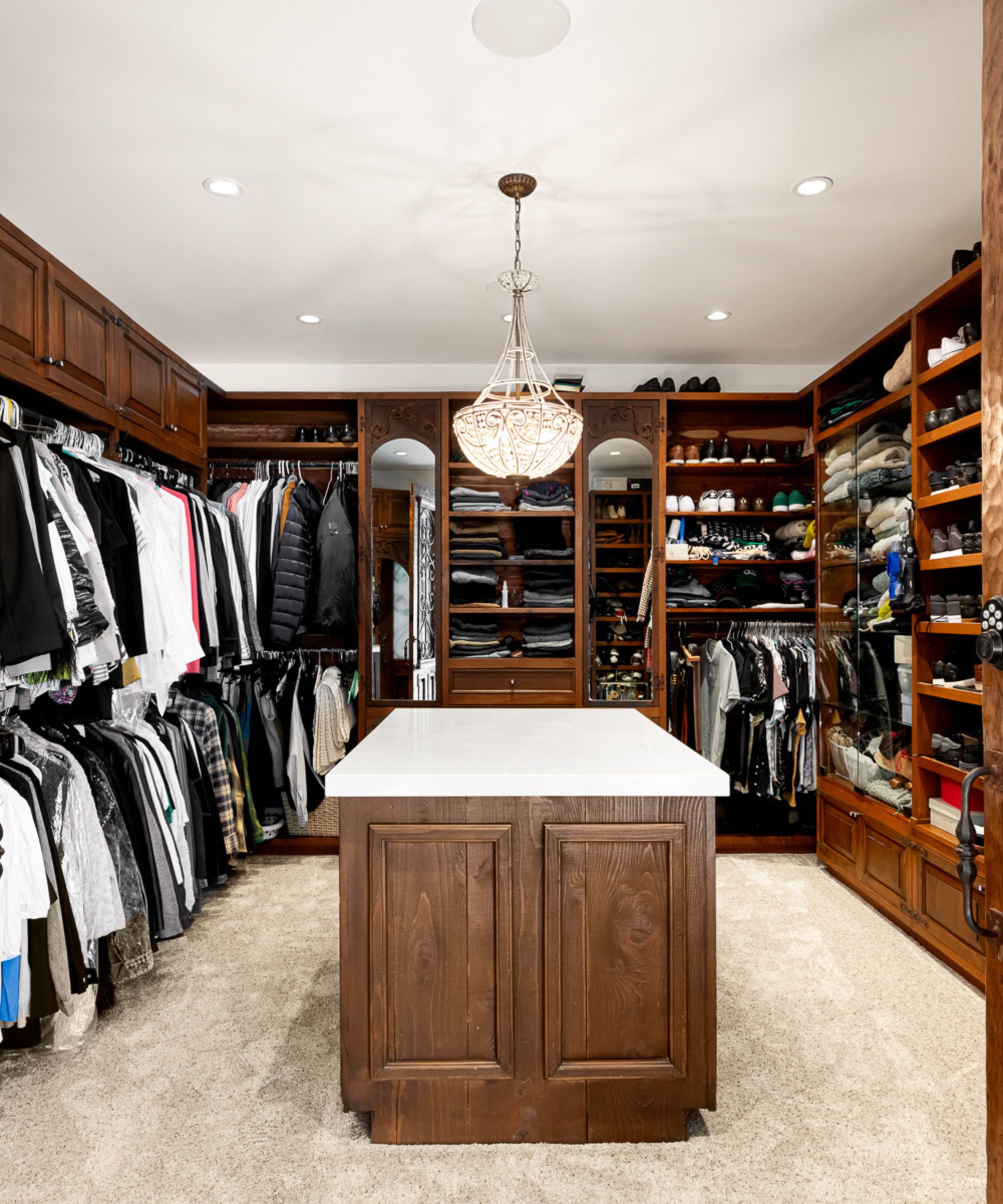 Mario Lopez's closet