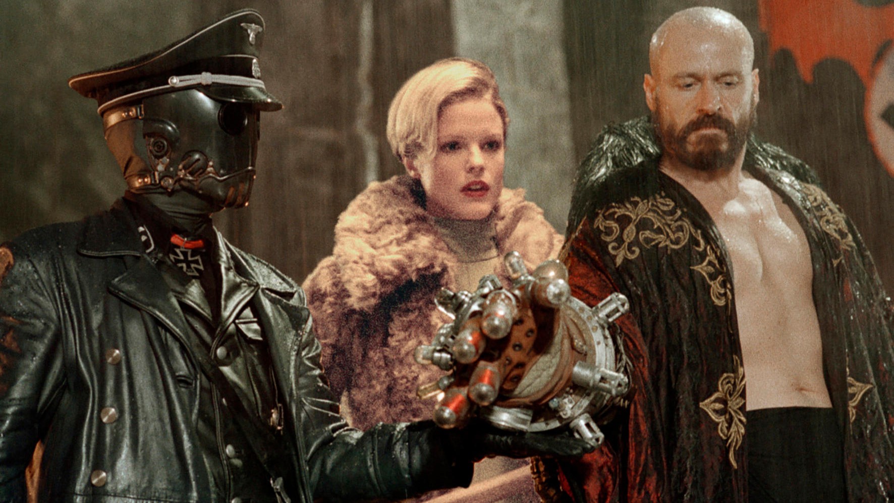 Ladislav Beran, Bridget Hodson and Karel Roden in "Hellboy" (2004)