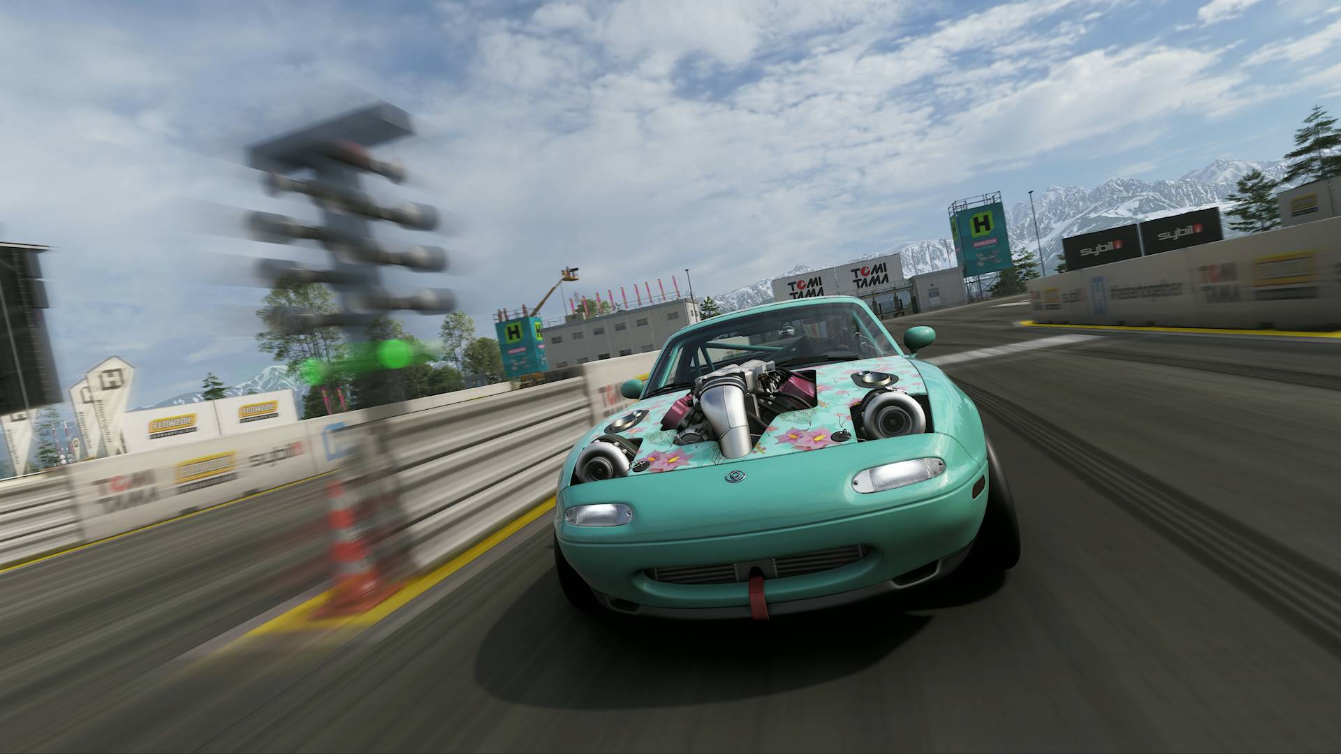 Forza Horizon 6 mazda mx-5 miata forza edition leaving drag strip gate