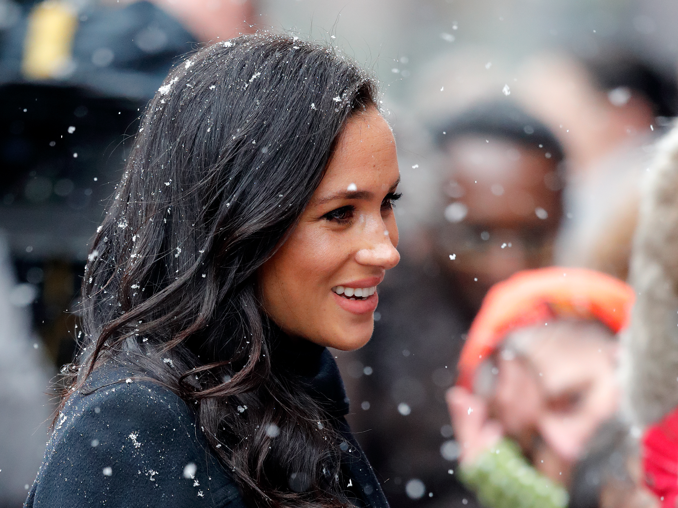 Meghan, Duchess of Sussex arrives for a visit to the Bristol Old Vic on February 1, 2019 in Bristol, England.