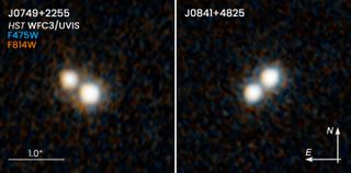 hubble image double quasar