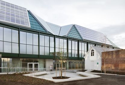 BRUSK exhibition hall in Bruges by Robbrecht en Daem