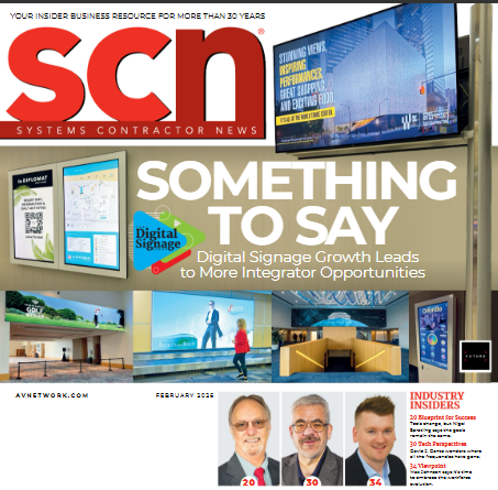 The SCN cover to February.