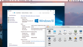 VMWare Fusion adopts a similar configuration tool to that employed by Parallels Desktop