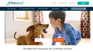 Pets Best pet insurance website