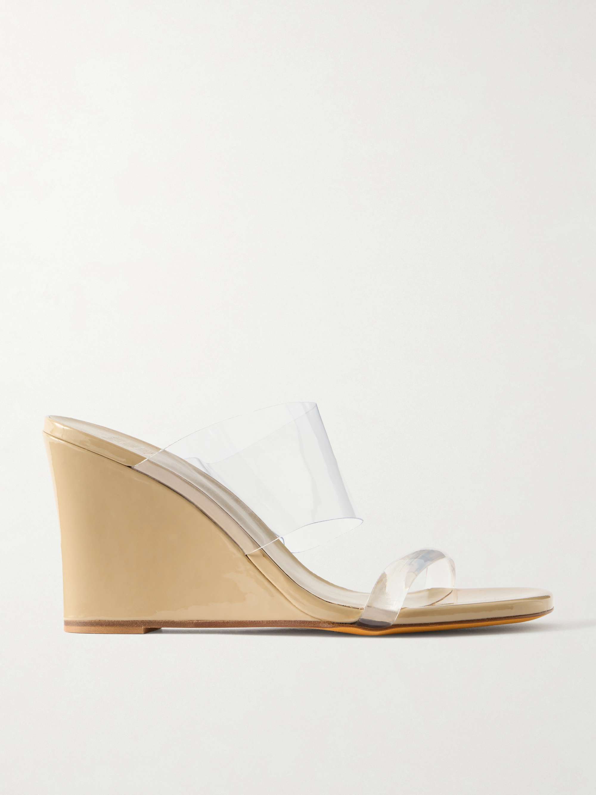 Olympia Pvc Wedge Sandals