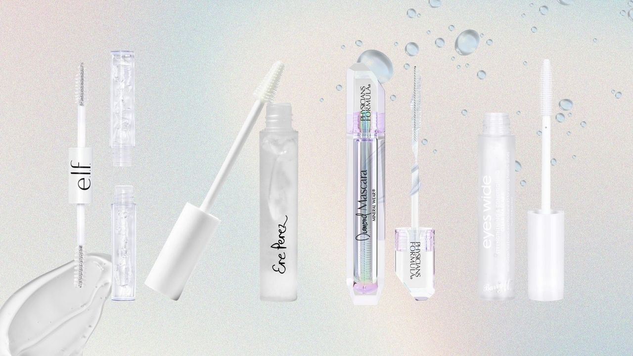 clear mascaras from e.l.f., Ere Perez, Physician's Formula and Barry M