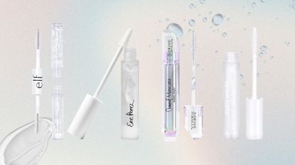 clear mascaras from e.l.f., Ere Perez, Physician's Formula and Barry M